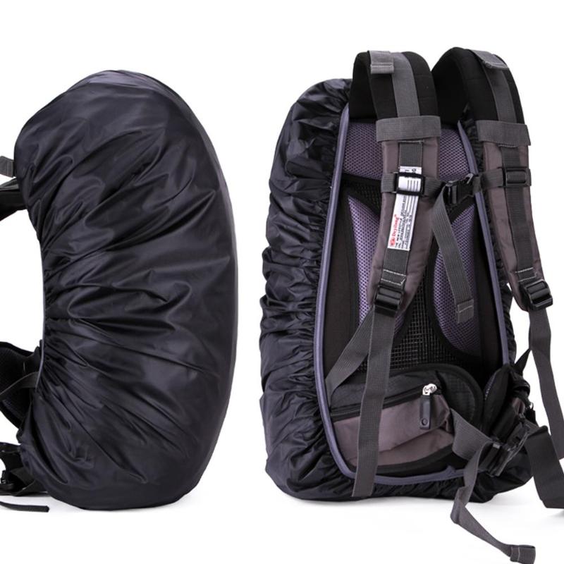 Impermeable ajustable mochila resistente al polvo bolsa de cubierta de lluvia de polvo