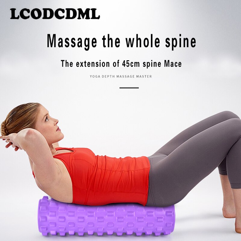 yoga pillar Mace sticks foam shafts keep the massage sticks shaft sticks sports fascia muscles to relax foam rolls