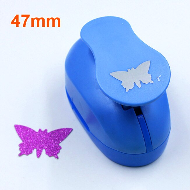 Kawaii butterfly paper cutter Student Hole Punch DIY Handmade Cutter Card Craft Printing Puncher Bow Puncher: 47mm butterfly