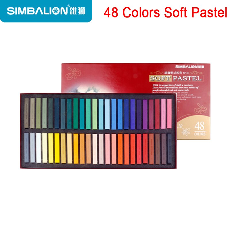SIMBALION 60/48/36/24/12 colors Long Soft Pastel M... – Vicedeal