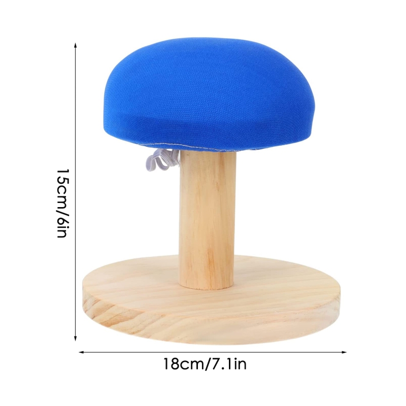 Mini tabouret de repassage rond en bois massif, outil auxiliaire, petite planche de mancherons de Table pour vêtements de maison, colliers épaule Gadget de repassage