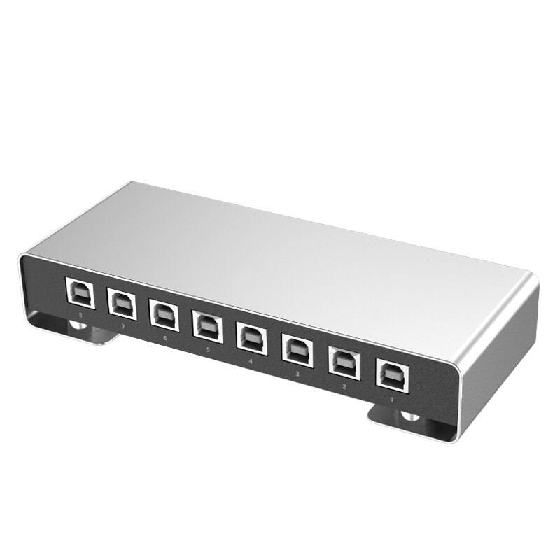 Unnlink-controlador síncrono de 8 puertos USB KMV, 1 Juego de Control de teclado y ratón, 8 piezas/ordenador/portátil/MESA PARA estación de trabajo: 8 Ports