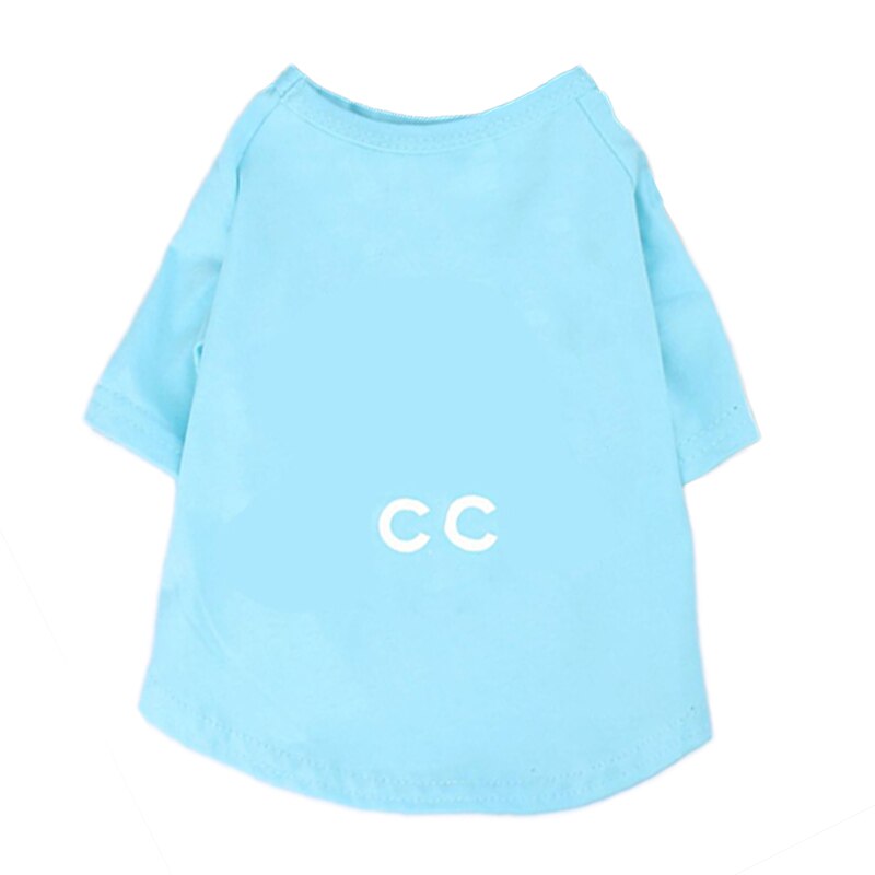 T-shirt carlin en coton d'été | Avec lettres imprimées, déguisement de chiot PC1417