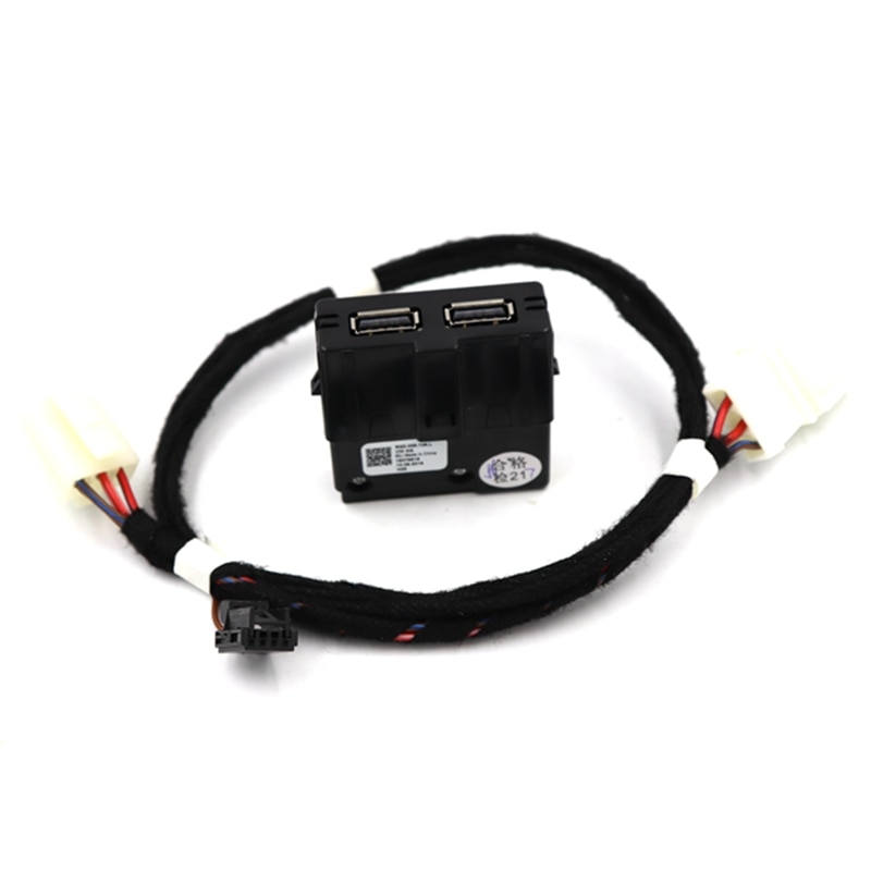 Toma de brazo trasero USB Armerst USB con cableado para Tiguan MK2 Teramont Octavia excelente Kodiak 5QD 035 726 L