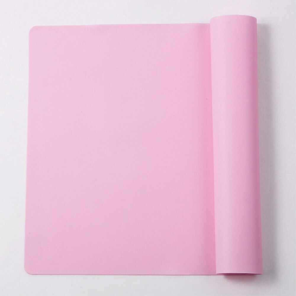 Silicone World Siliconen waterdichte placemat Tafelmat Warmte-isolatie Antislip Wasbaar Duurzaam voor keukeneetgereedschap: Roze