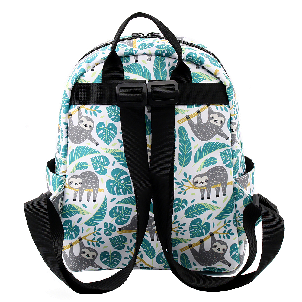Deanfun Mini sac à dos 3D imprimé paresseux sac à bandoulière mignon Shopping sac à dos femmes petits sacs pour adolescentes DMNSB-6