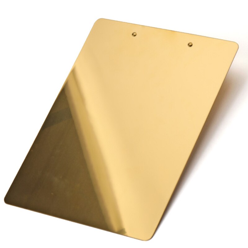 Gold Folder A5 Board Folder Student Stationery Writing Board