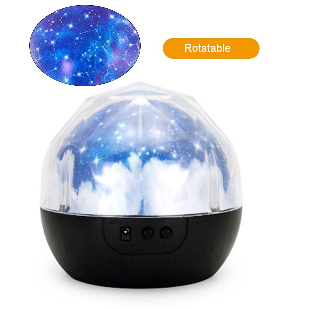 LED Projector Star Moon G-alaxy Night Light For Children Kids Room Sky Rotating Bedroom Decor Nursery Nightlight Baby Lamp: type13