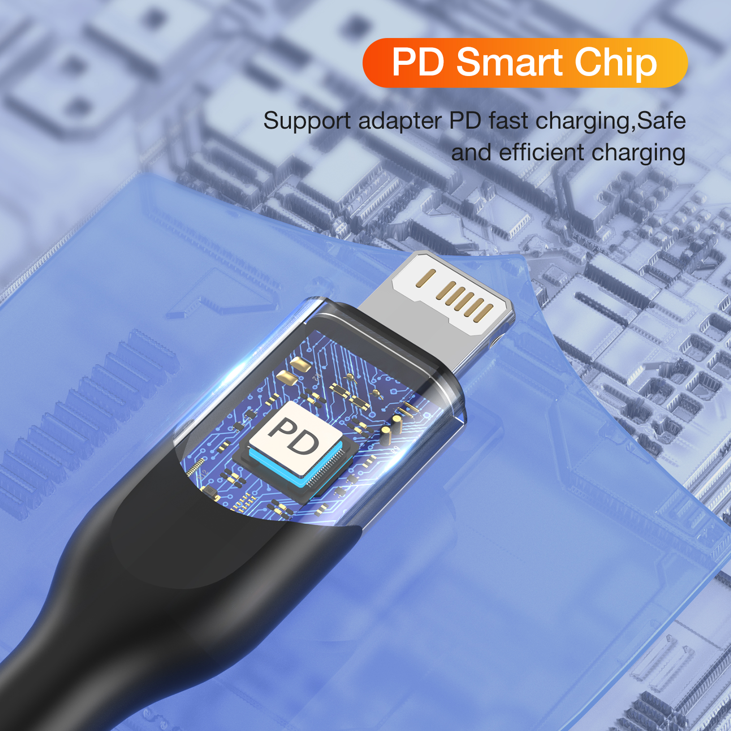 Usb-kabel til iphone 14 13 12 11 max xs xr  x 7 8 plus se ipad mini hurtiglading usb c  pd 27w datalader ledning 1m 2m 3m