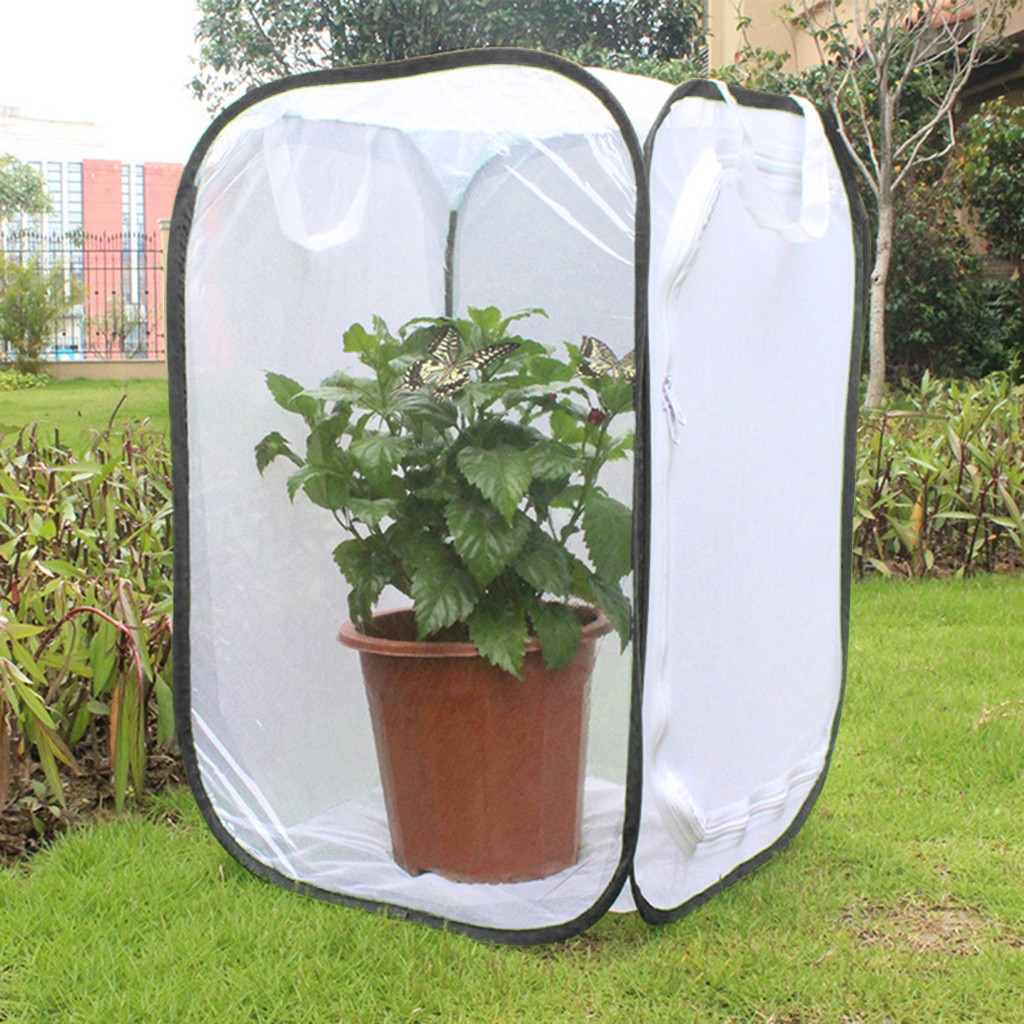 Portable Collapsible Insect Butterfly Habitat Cage Terrarium Open Butterfly Habitat Cage Housing Enclosure 40X40X60CM 2.18