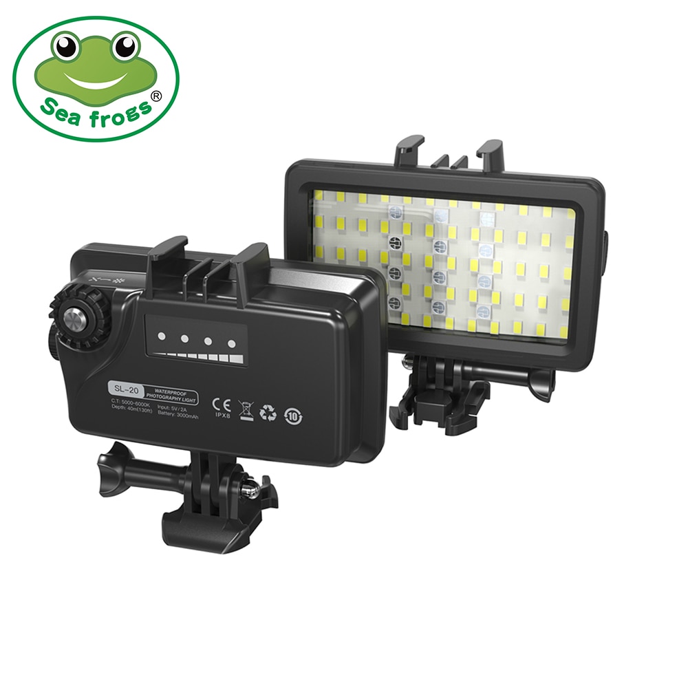 Seafrogs 5000 Lux Professionele Fotografie Licht Voor Gopro Camera Onderwater Strobe Led Duiken Fotografische Verlichting Accessoires: Default Title