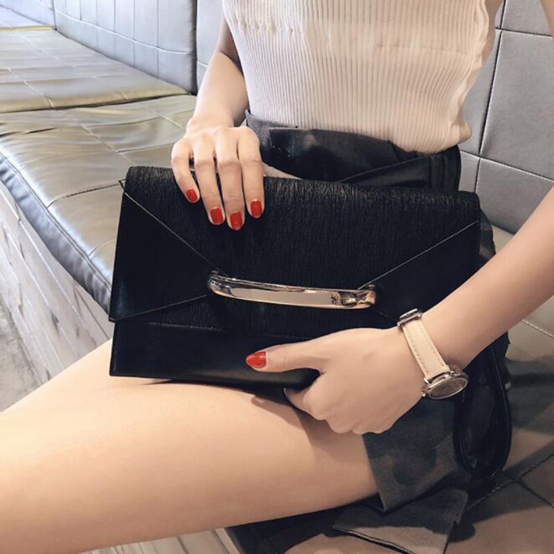 Envelope Clutch Bag Women Leather Luxury Handbags Birthday Party Evening Clutch Bags For Women Ladies Shoulder Clutch Bag Purse