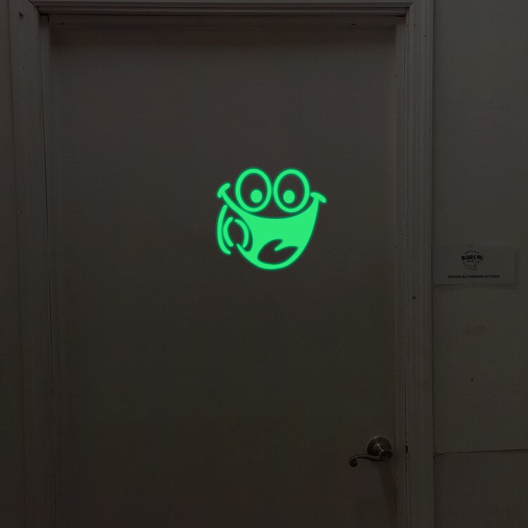 Grappige Lichtgevende Badkamer Muurstickers Home Decor Glow In The Dark Wc Stickers Muurstickers Badkamer Accessoires