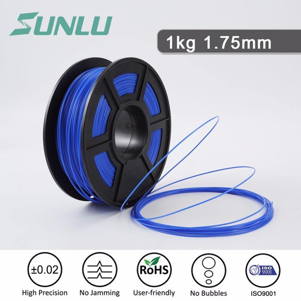 Sunlu 1Kg 1.75Mm Abs Filament Plastic Extrusie Machine Lijn Magnetische Filament Voor 3d Printer Abs Filament Extruder Gratis