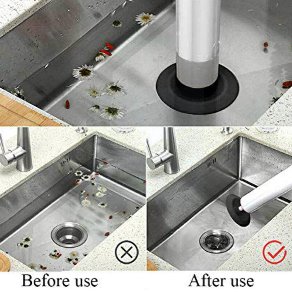 1 Set Wit Hogedrukpomp Cleaner Baggeren Toilet Plunger Verstopt Blaster Remover Afvoerpijp Bad Pipe Air Badkamer S o9m9