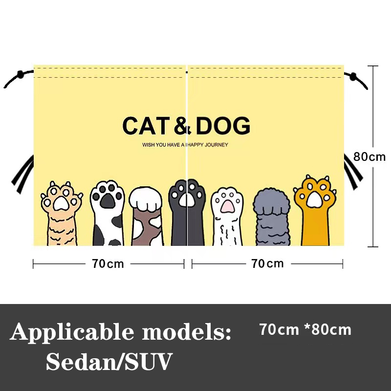 Car Isolation Curtain Sealed Taxi Cab Partition Protection and Commercial Vehicle Air-conditioning Sunshade and Privacy Curtain: Blue