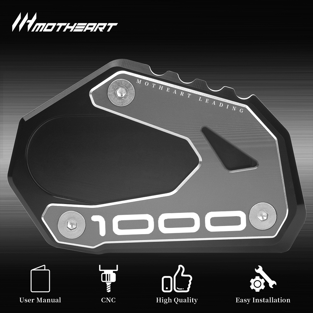 Motorfiets zijstandaard voetplaat voor gsxs 1000gt/1000gt+ , geschikt voor buitenparkeren op zachte ondergrond, anti-kantelaccessoires