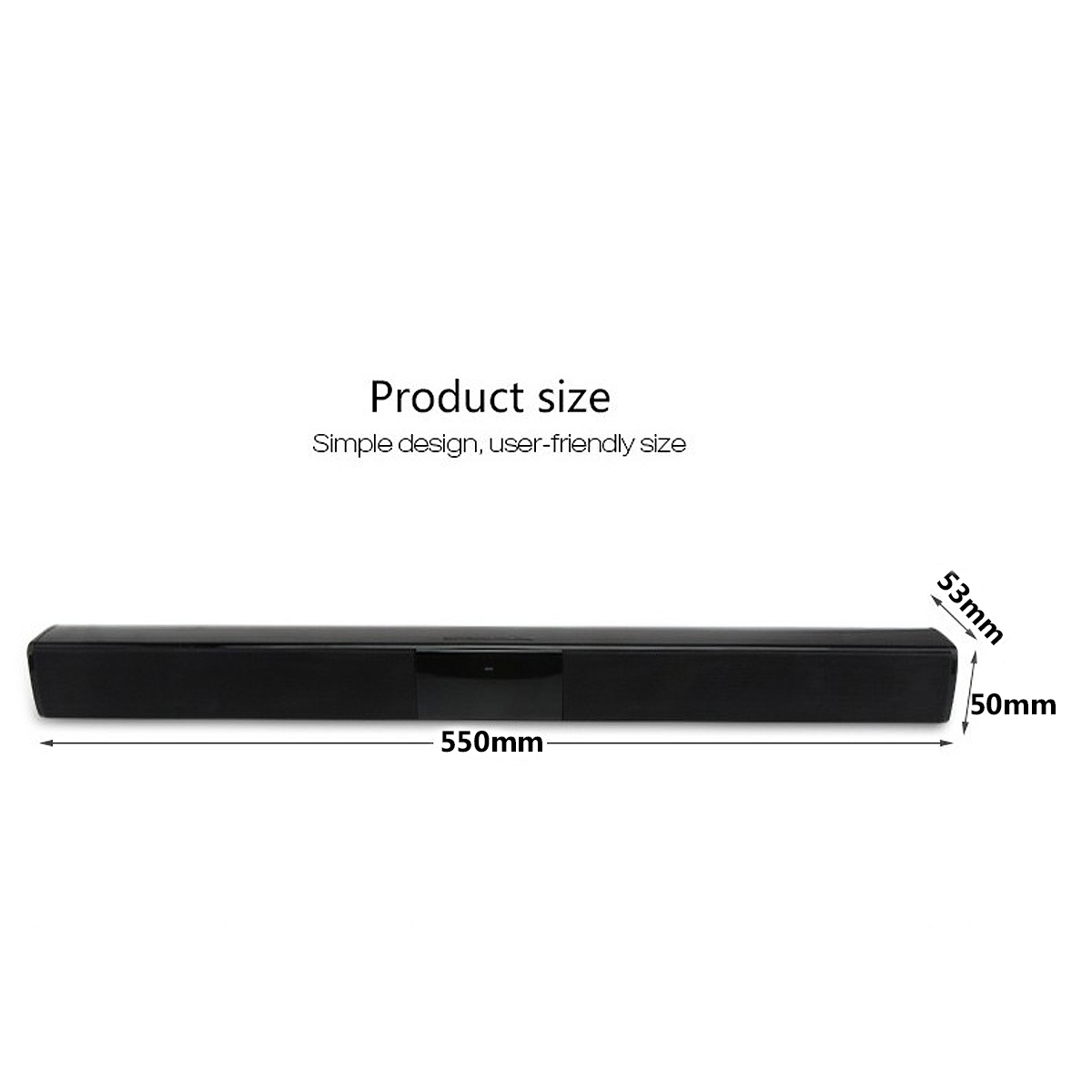 20W TV Speaker Soundbar bluetooth Wireless Home Theater Sound Bar Remote Control