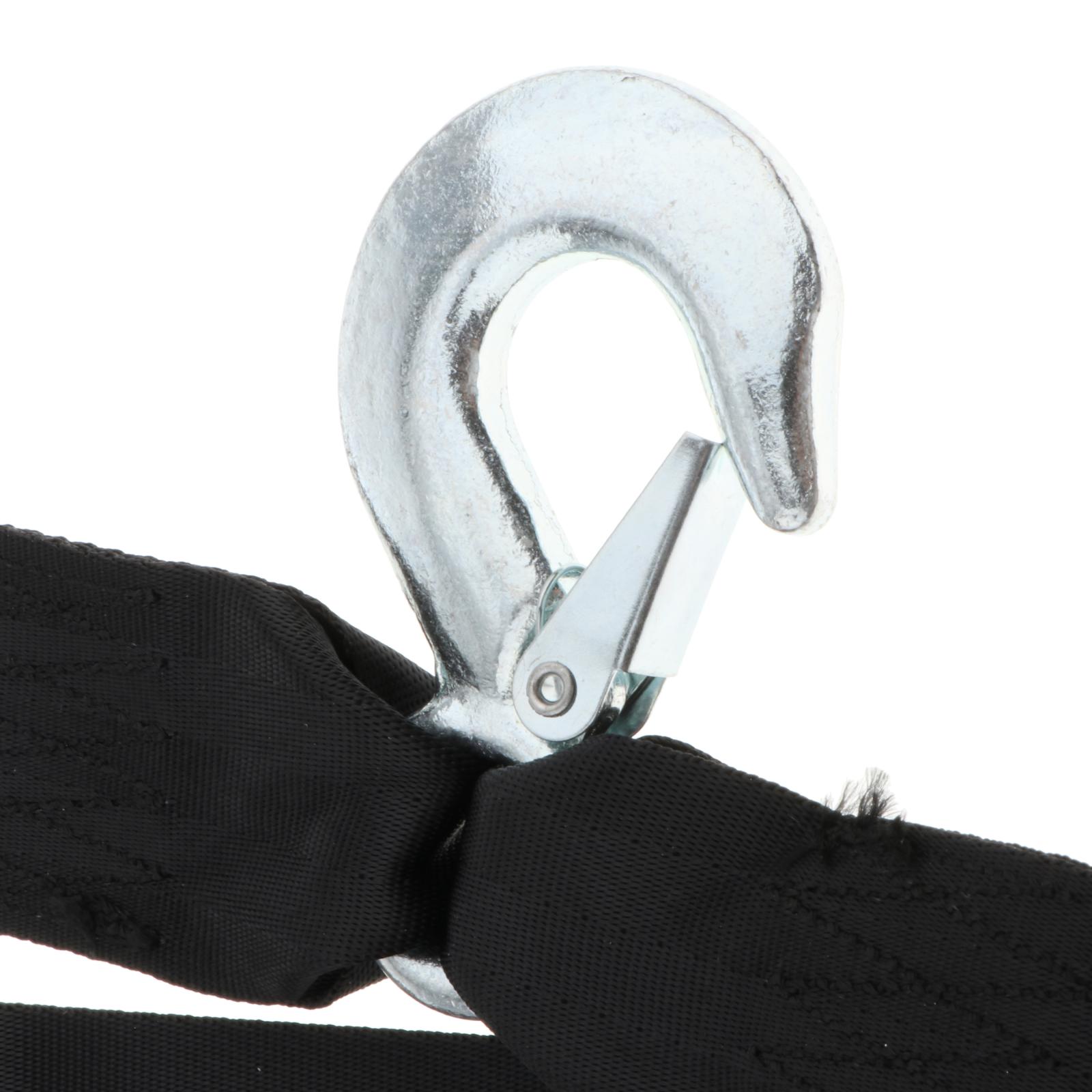 20 Foot Boat Trailer Winch Strap Two Hooks 1333 Lbs Capacity Attachment