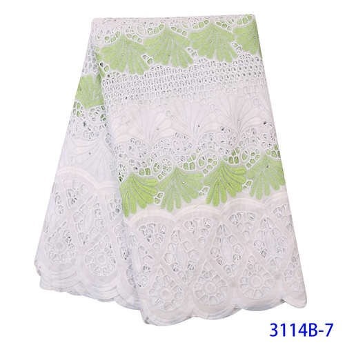 Black Latest French Lace Fabric Nigerian African Lace With Tulle Lace Fabric For Bridal YA3114B-2: Picture 7
