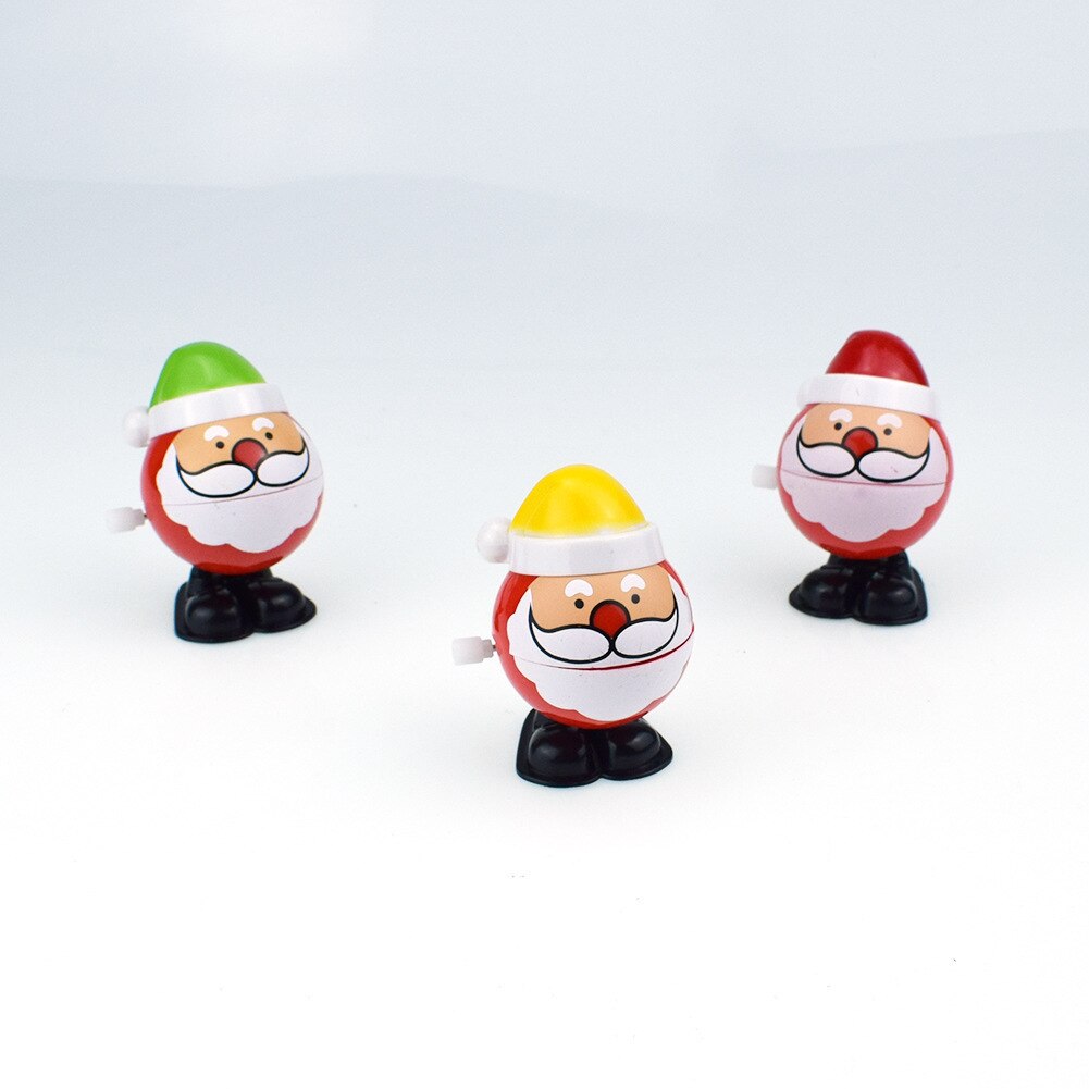 1Pc Interessante Real Lente Op Ketting Springen Open Mond Kerstman Kerst Kleine Speelgoed