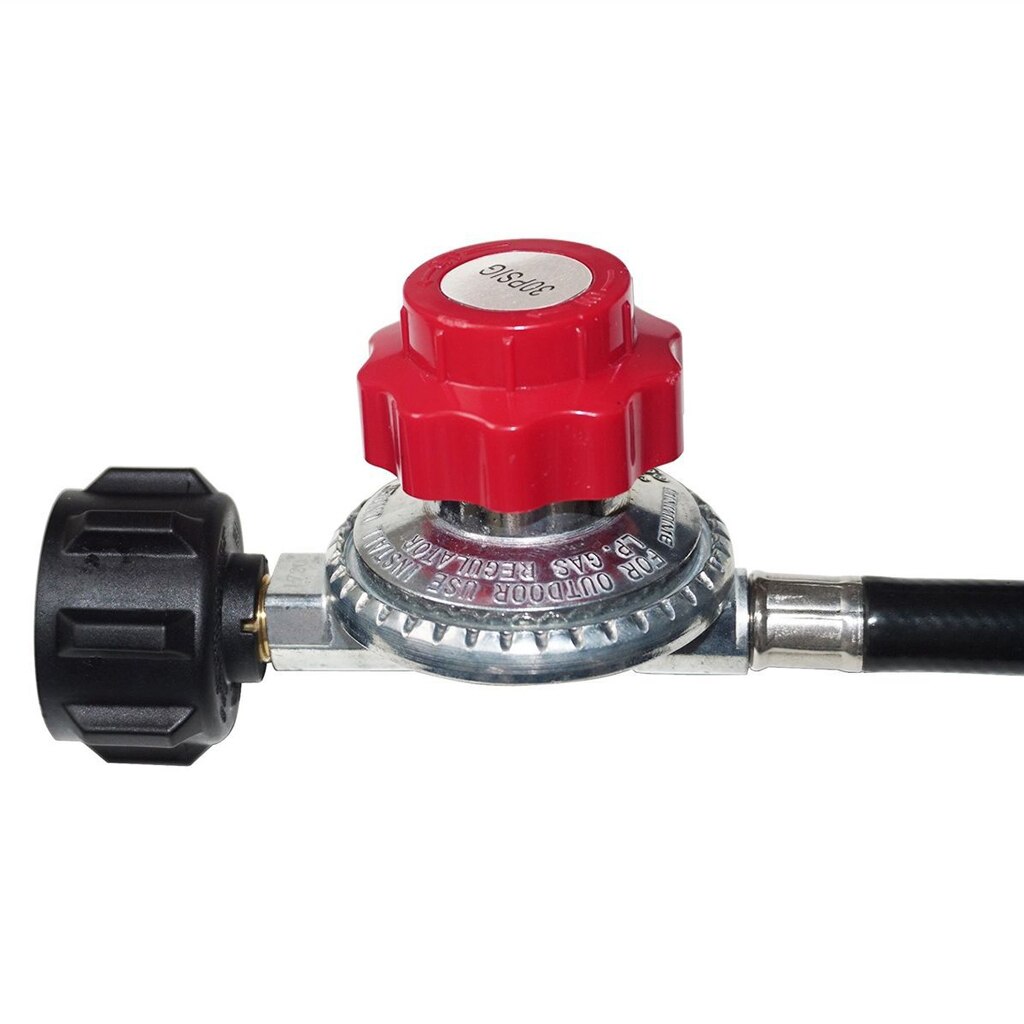 High Pressure Propane 0-30 PSI Adjustable Regulator With Hose Fits QCC1/Type1 gas propane tanks