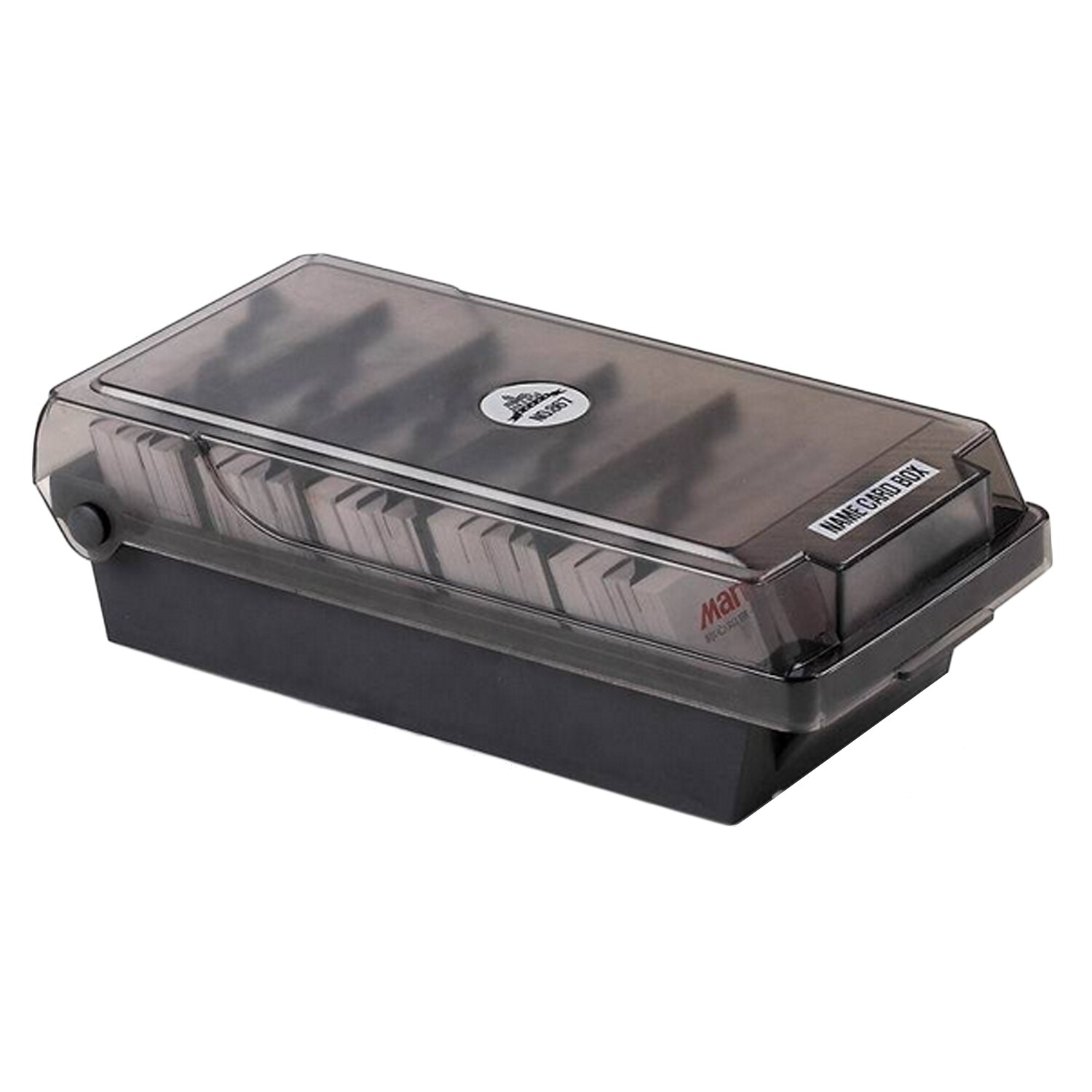 Large Capacity Card Holder Box Organizer Holder with Dividers Index Tabs for Business Loyalty Plastic Credit Cards