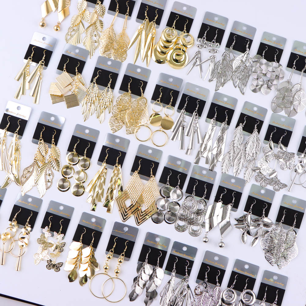 10/20/30/50 paar ohrhänger im boho-stil mit schmetterlings-, blatt- und tropfenanhänger für damen – charmanter schmuck für partys