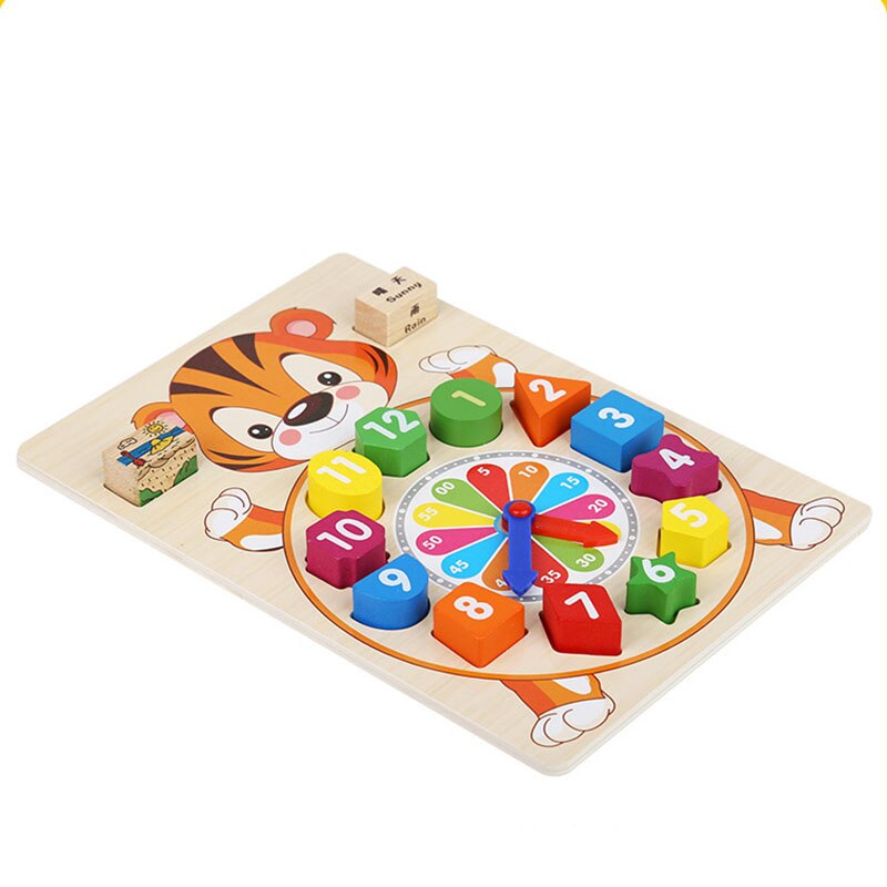 Bois couleur forme Cognition trieur jouet éducatif Bisyboard pour enfants jeux de Puzzle