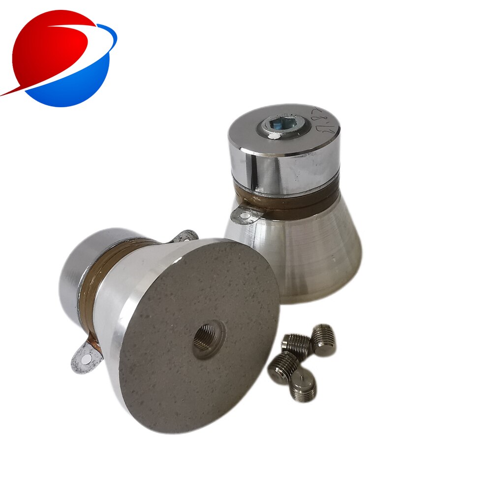 28khz/100w Ultrasonic Transducer Power Output P8 Industrial Piezoelectric Ceramic Transducer