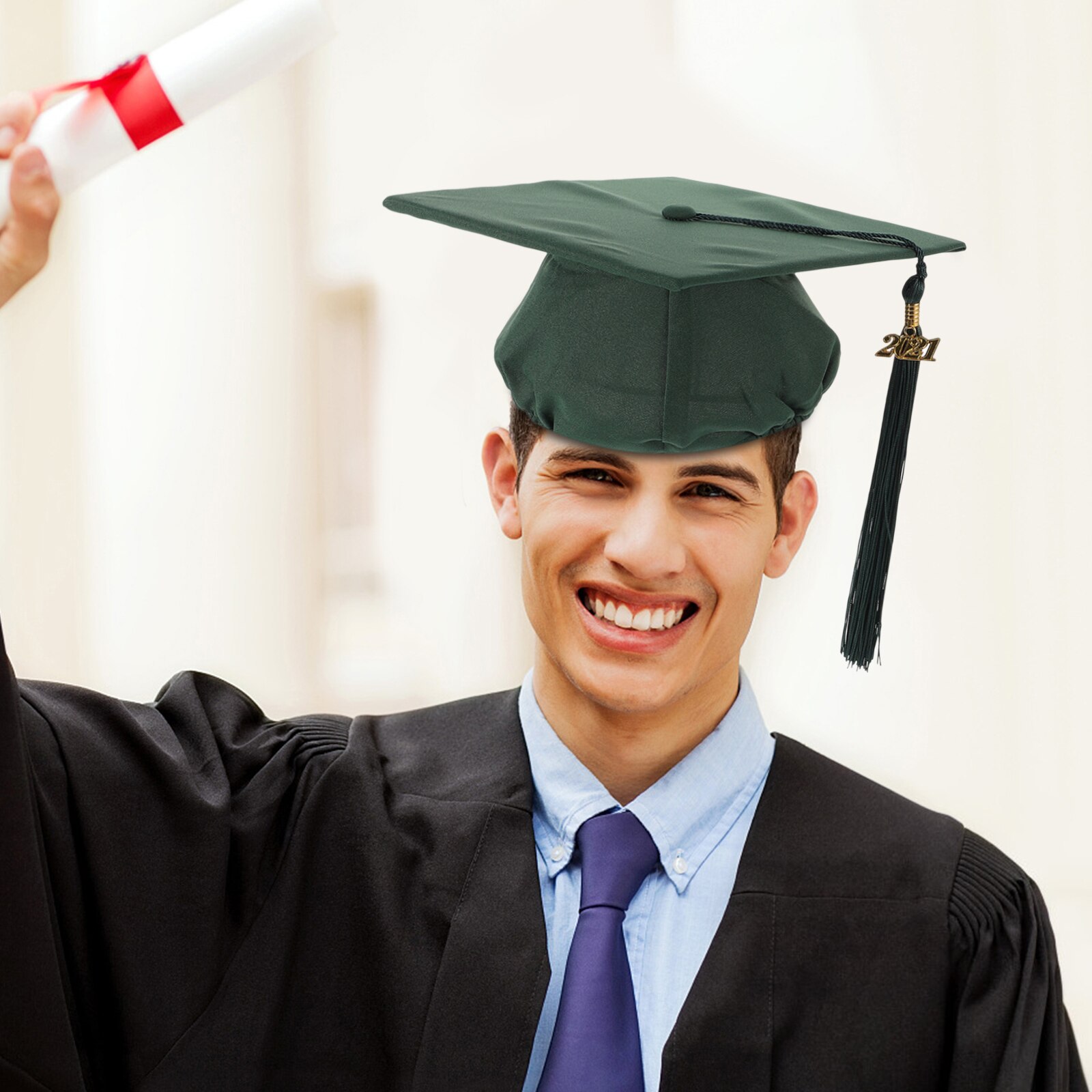 1 Pc Practical Graduation Cap Meaningful Bachelor Hat Headgear (Free Size)