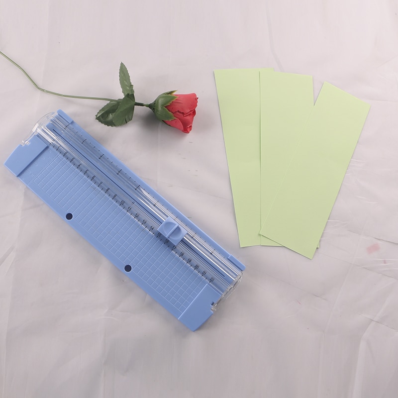 A5 lätta bärbara papperstrimmer precisionspapper fotoskärare scrapbook trimmer skärmatta maskin bra papperstrimmer verktyg