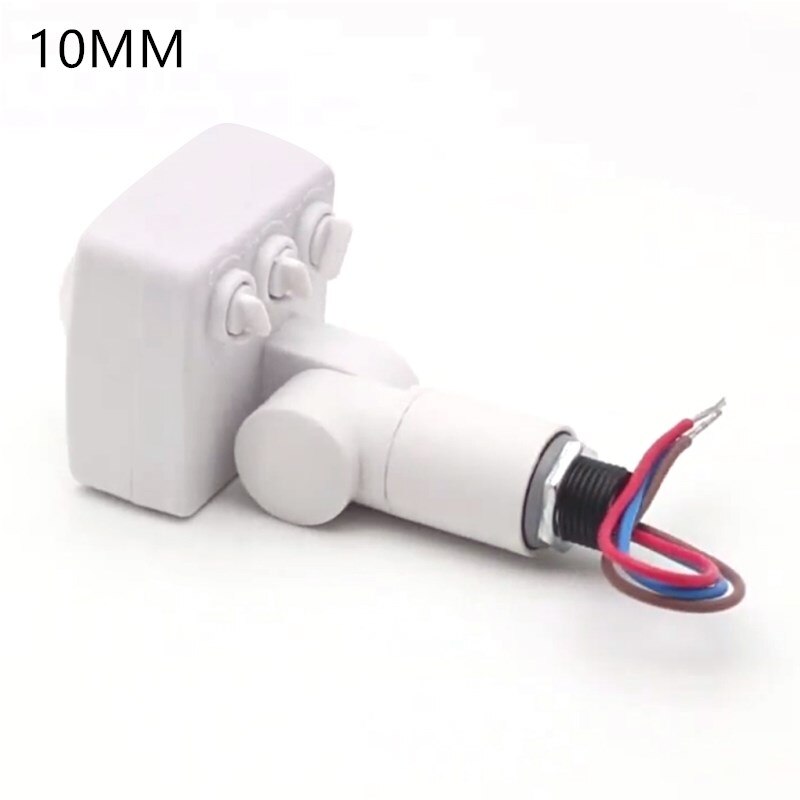 Mini LED Flood Light PIR Motion Sensor Switch Detector Outdoor IP65 Waterproof 85-265V Motion Sensor Adjustable PIR Switch: 03 10mm