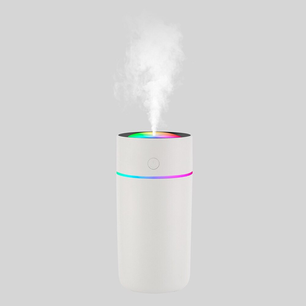 320ml Car USB Humidifier Cup Portable Humidifier for Car Office Bedroom Filter Free Vaporizer Mini Cup Humidifier: white