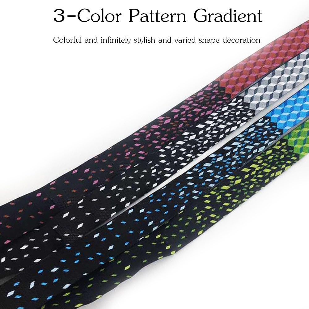 Vxm 3 färger cykel styrtape star fade racercykel bar tejp cykling vägcykel vattentät eva tejp wrap