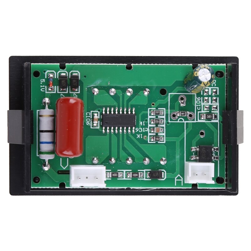 M6CF Volt Amp Meter Digital Voltmeter Ammeter Panel, 0.39 Inches LED 2 in 1 Multimeter 2-Wire Voltage Amperage Tester Gauge