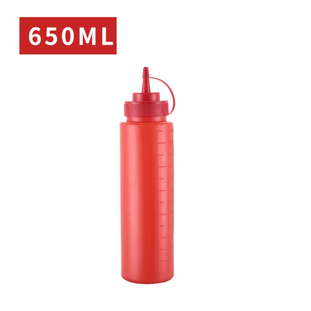 Squeeze Kruiderij Flessen Met Op Cap Deksels Ketchup Mosterd Sauzen Olijfolie Flessen Keuken Gadget: Light Grey