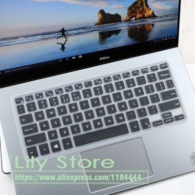 Silicone Keyboard Cover Protector For Dell Xps 13-9343 9350 9360 7347 7348 7352 7353 7359 13Wd 13Br/Bd Xps13 9343: black