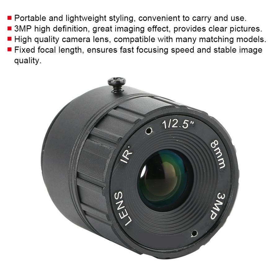 8 Mm Lengte Camera Lens 3MP High Definition Beveiliging Cctv 8 Mm Camera Lens