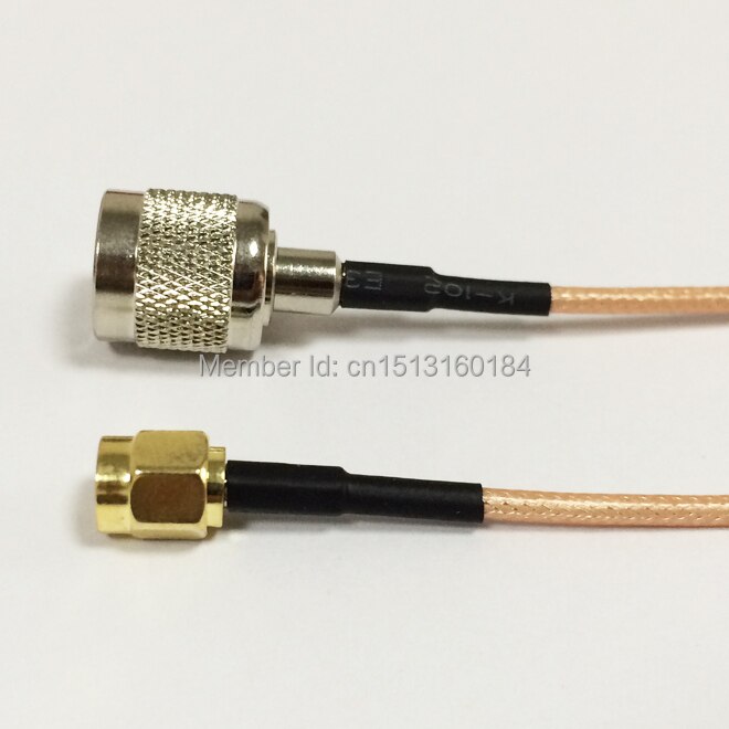 Modem Coaxial Cable RP-SMA Male Plug To TNC Male Plug Connector RG316 Cable 15CM 6inch Adapter RF Pigtail