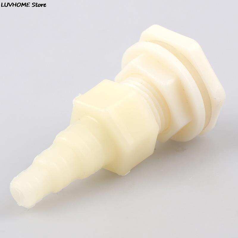 1/2" Tank Bulkhead Pipe Joints Bucket Inlet Outlet Connector Water Tank Drainage
