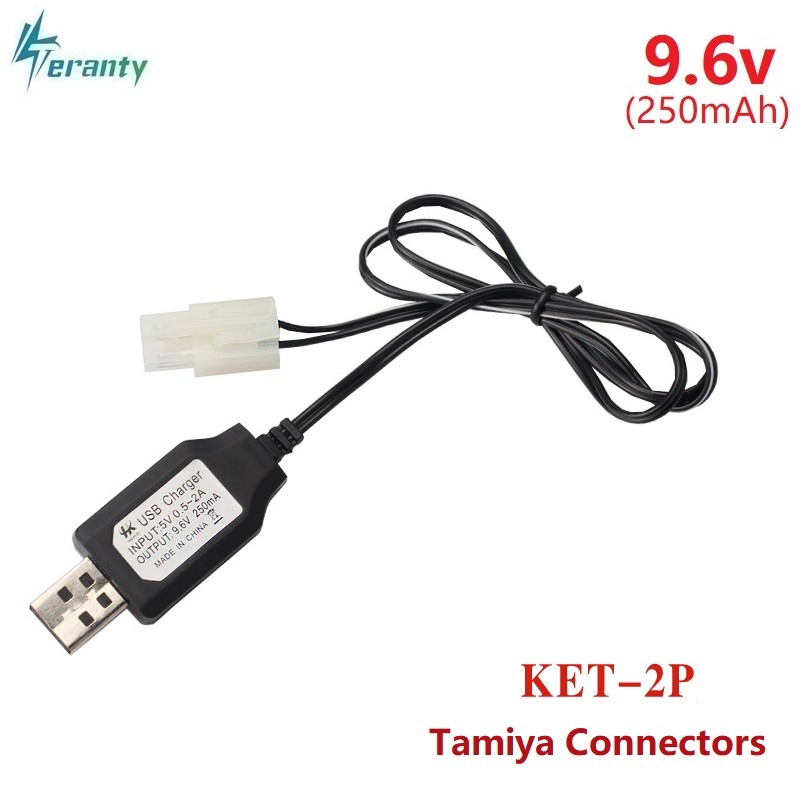 Chargeur 7.2v 9.6v pour batterie NiCd NiMH, entrée 100v-240v, sortie 7.2v 250ma avec prise Tamiya Kep-2p, prise 9.6v pour jouets RC