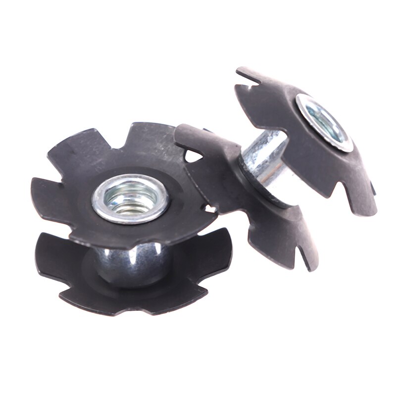 Tornillos de fijación de horquilla delantera de bicicleta, Tuercas de estrella para horquilla sin rosca de 1-1/8 &quot;, 28,6mm, 2 unids/lote
