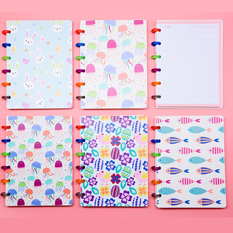 20Pcs 28mm Mushroom Hole Disc Binders for Notebooks/Planner Diy Colorful Loose Leaf Binding Rings Discbound Discs CX19-004