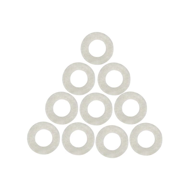 10Pcs Katoen Voelde Matten Trompet Key Pad Voor Trompet Trombone Reparatie Accessoires Diameter 1.8Mm Dikte 3Mm