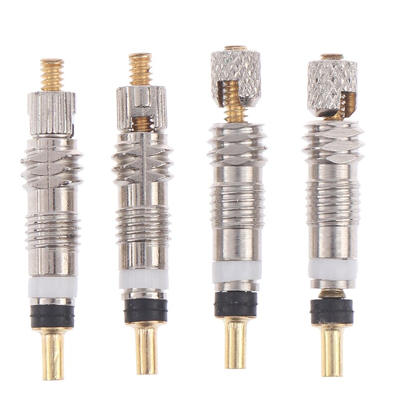 2 Stuks Zilver Fiets Ventiel Stem Presta Stijl Ventiel Kern Voor Tubeless Racefiets Mtb Bike Fren Voor fiets Mtb/Racefiets