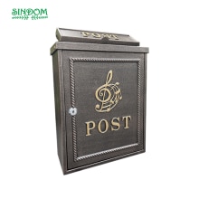 Aluminum Outside Post Metal Mailbox Wall Mounted Mailboxes for Letters