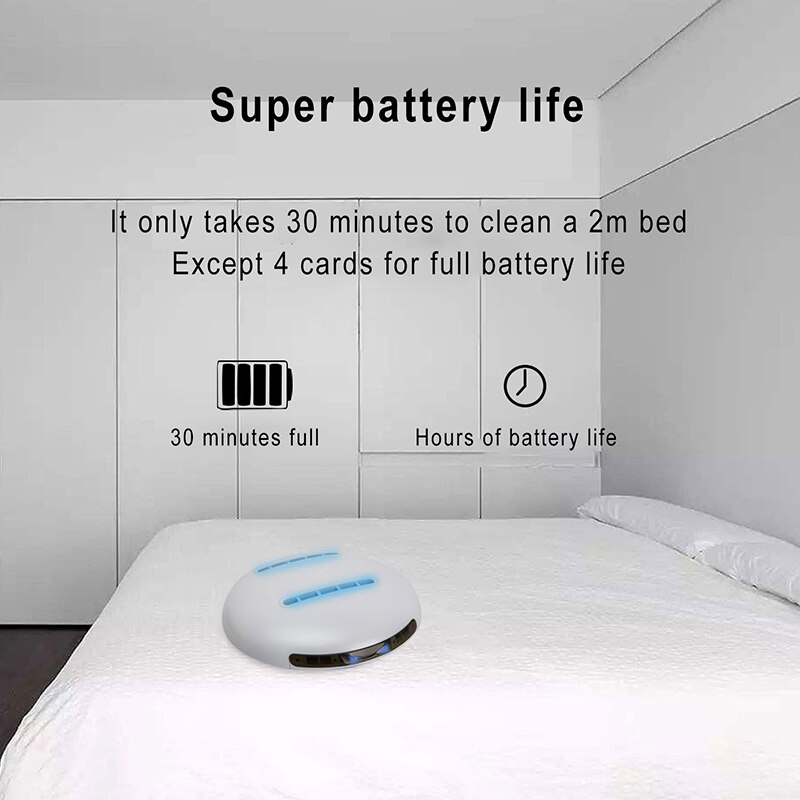 Mini Mite-removing Robot UV Intelligent Ultraviolet Disinfection And Sterilization Machine for Car Home Dining Table Bed Trave