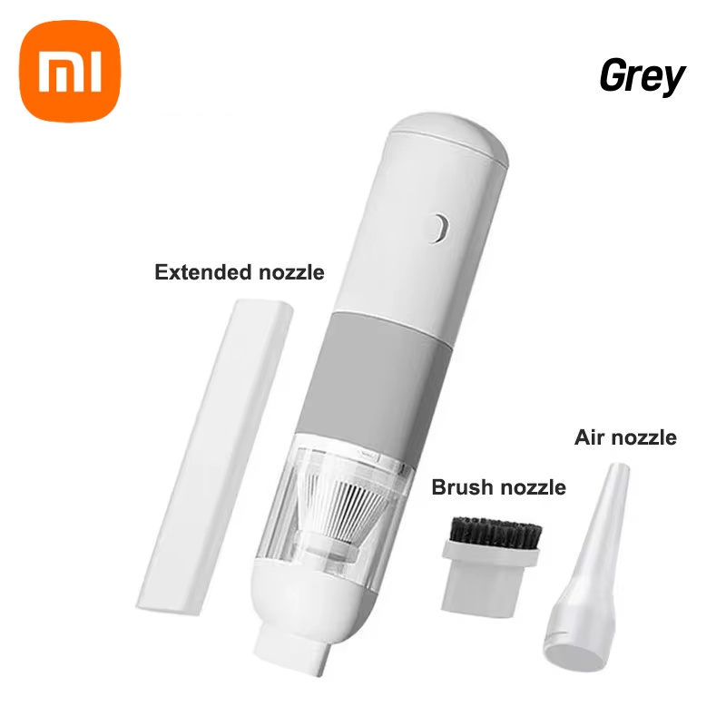 Xiaomi 120w aspirador de pó carro de alta potência forte sucção portátil sem fio coletor poeira automático sucção ciclone casa nova: Borgonha
