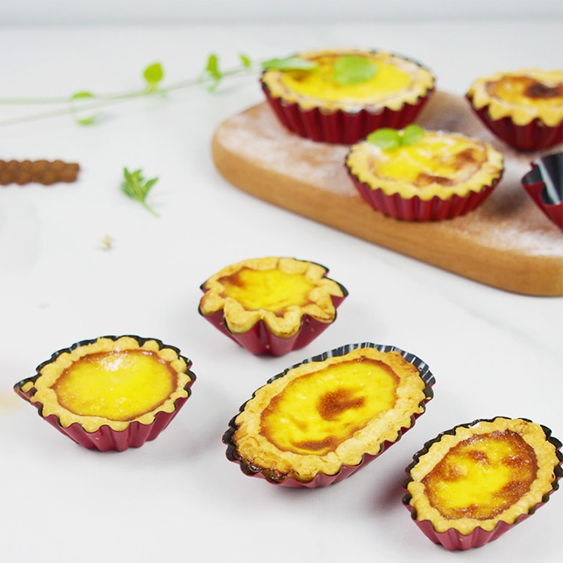 12- -pack tårtform cupcake cake muffinsform plåt panna bakverktyg kolstål